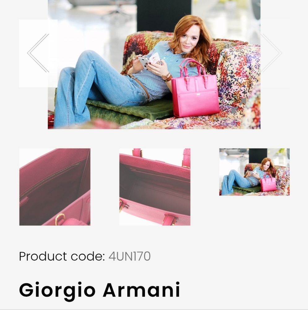 Giorgio Armani Vibrant‎ Tote